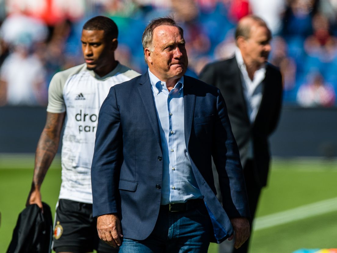 Dick Advocaat in De Kuip.
