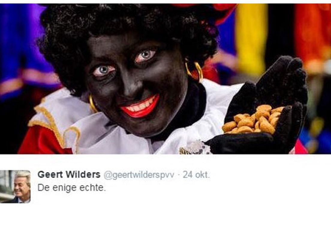 Tweet van Geert Wilders