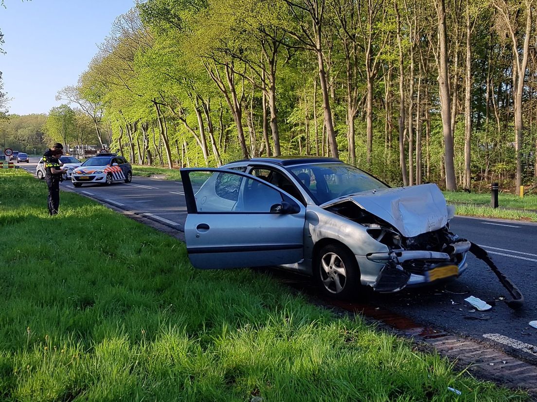 De botsing was op de N353 ter hoogte van Darp
