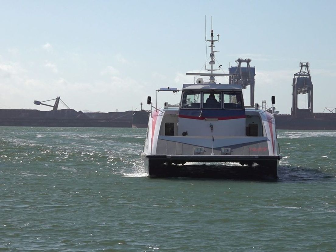 De Fast Ferry tussen Hoek van Holland en de Maasvlakte