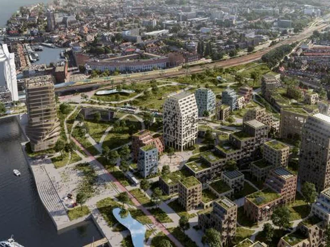 Het ontwerp voor de Spoorzone in Dordrecht