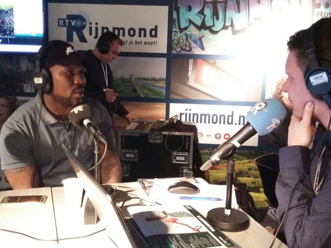 Royston Drenthe op Radio Rijnmond
