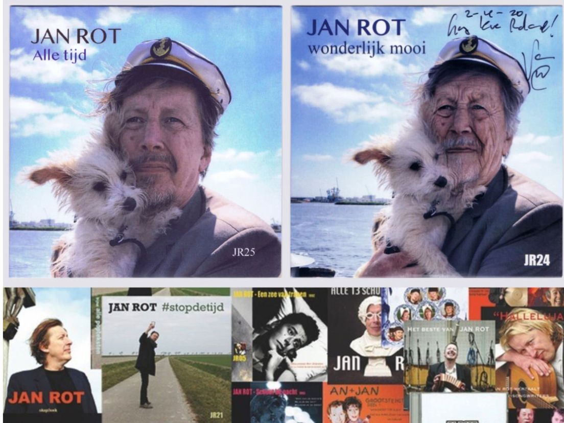 Jan Rot op eigen beheer-cd's van de laatste jaren