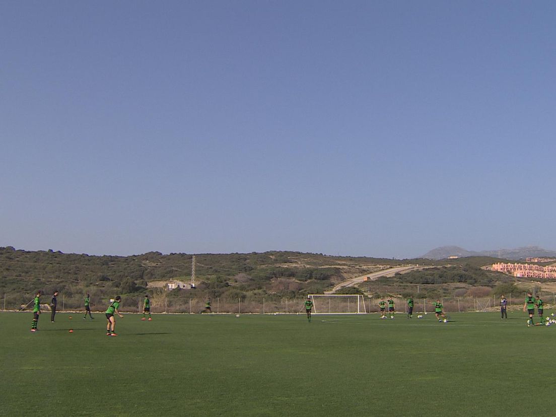 Sparta op trainingskamp Estepona