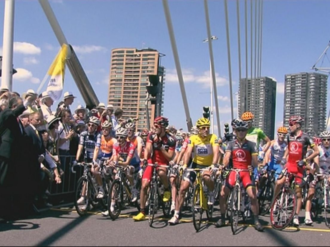 De Tour de France deed in deze eeuw al een aantal keer Rotterdam aan