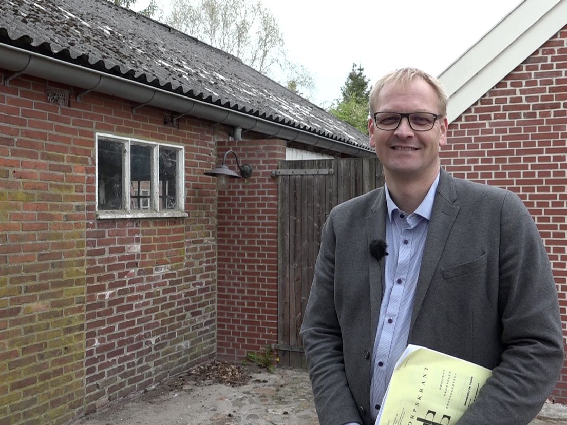 Dirk-Jan Roelfsema van Dorpsbelangen.
(Rechten: Steven Stegen / RTV Drenthe)