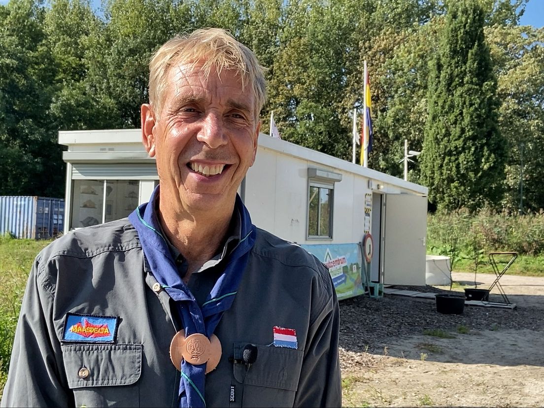 Peter Korpel, voorzitter van de Stichting Scouting Vlaardingen