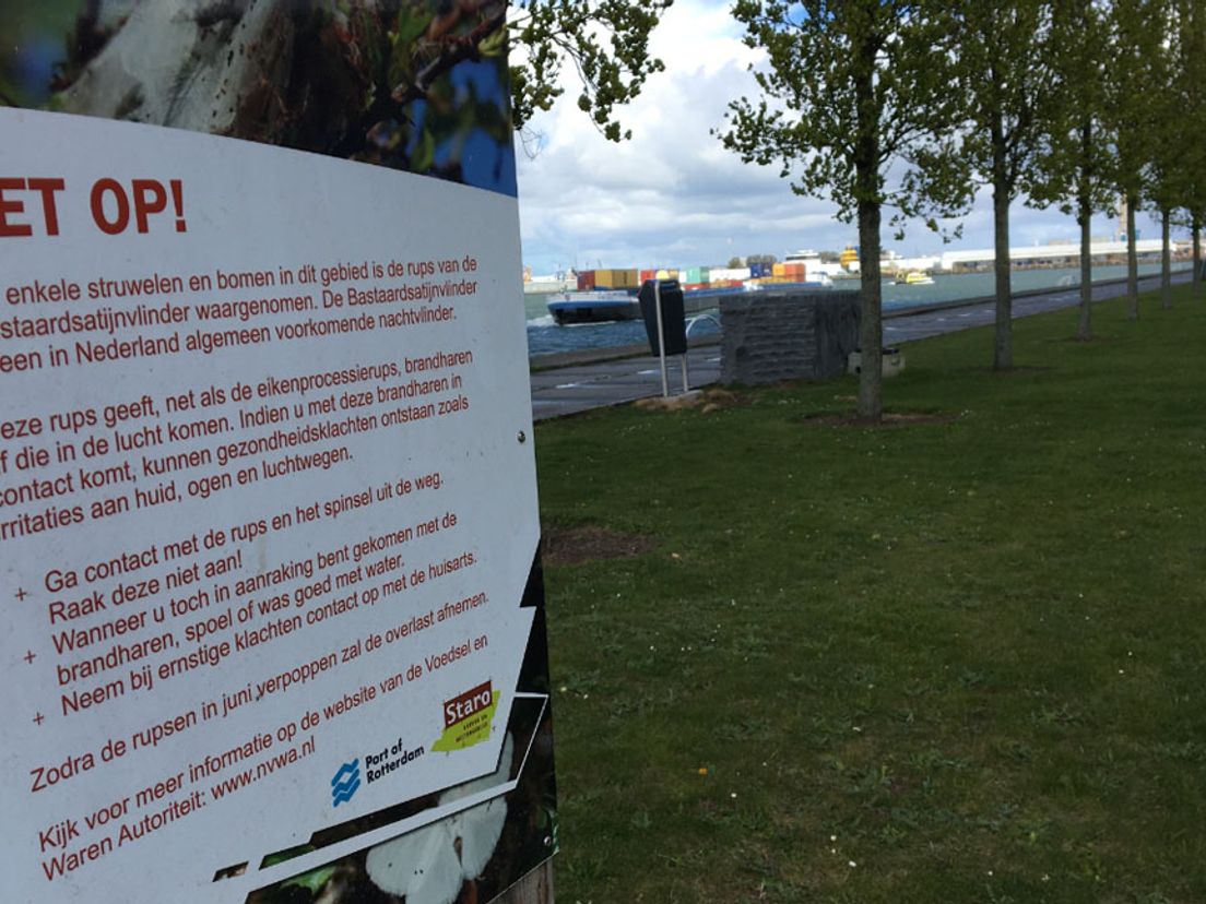 De waarschuwing bij de Sluisjesdijk