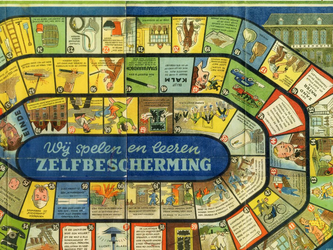 Gezelschapspel Luchtbeschermingsdienst Collectie: OorlogsVerzetsMuseum