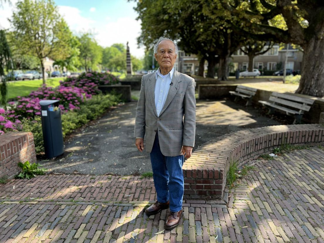 Erich Iseli op de Brink in Vreewijk