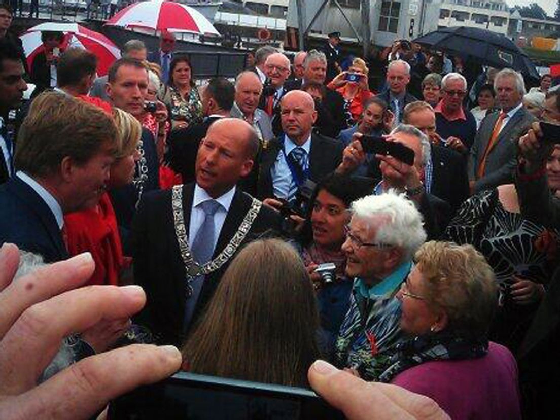 Het was druk langs de oevers van Hellevoetsluis