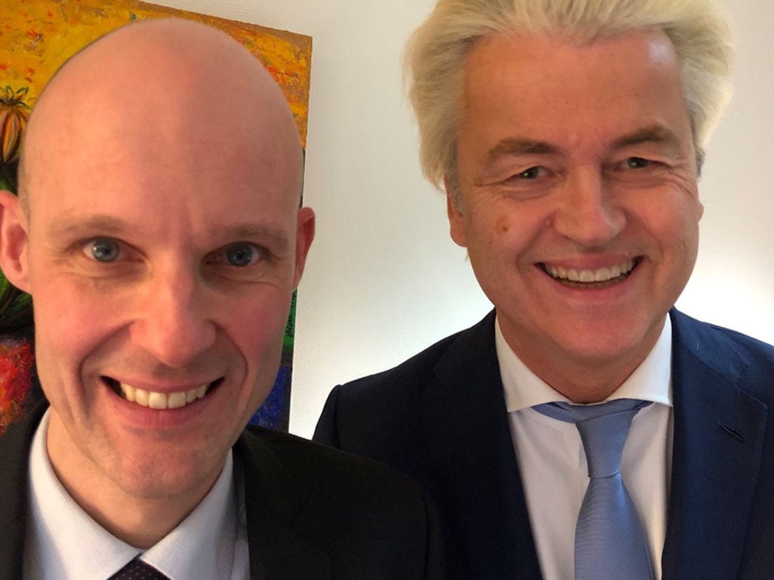 Maurice Meeuwissen met Geert Wilders