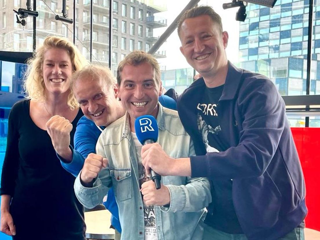 Het team van Geluid van Zuid met Ignacio Ostertag