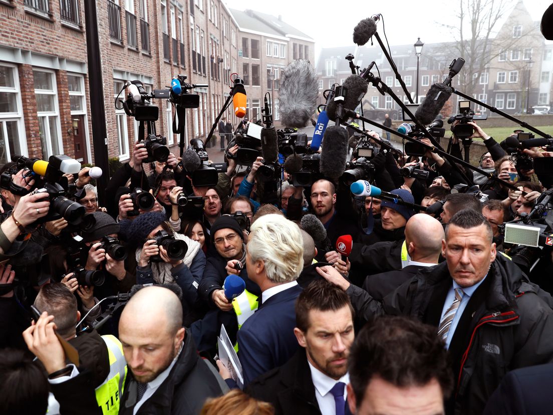 Veel belangstelling voor Wilders n Spijkenisse
