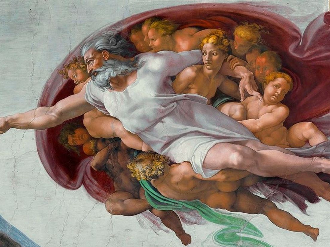 Michelangelo Buonarroti, De schepping van Adam