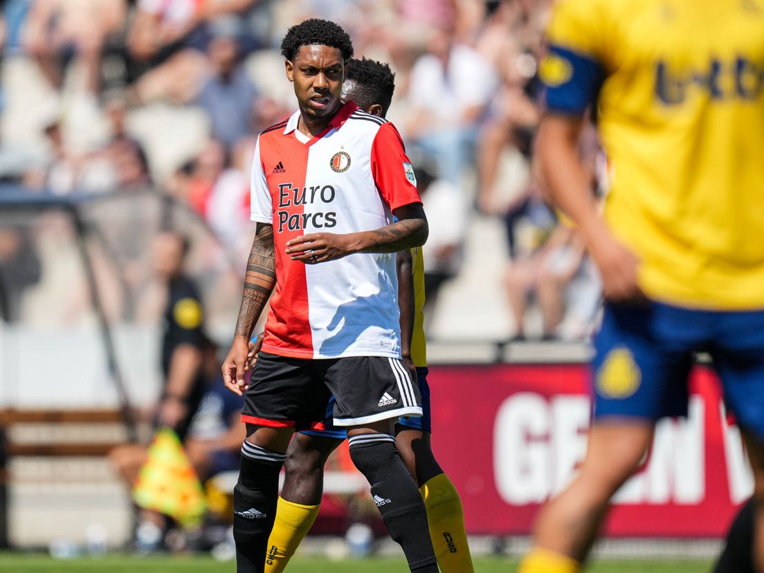 Jean-Paul Boëtius hield in deze voorbereiding zijn conditie op proef bij Feyenoord