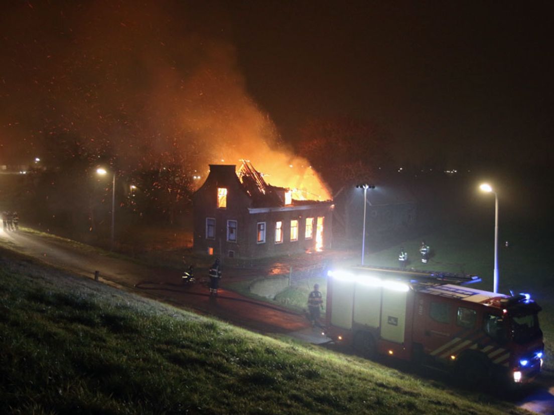 De boerderij in Pernis was onbewoond