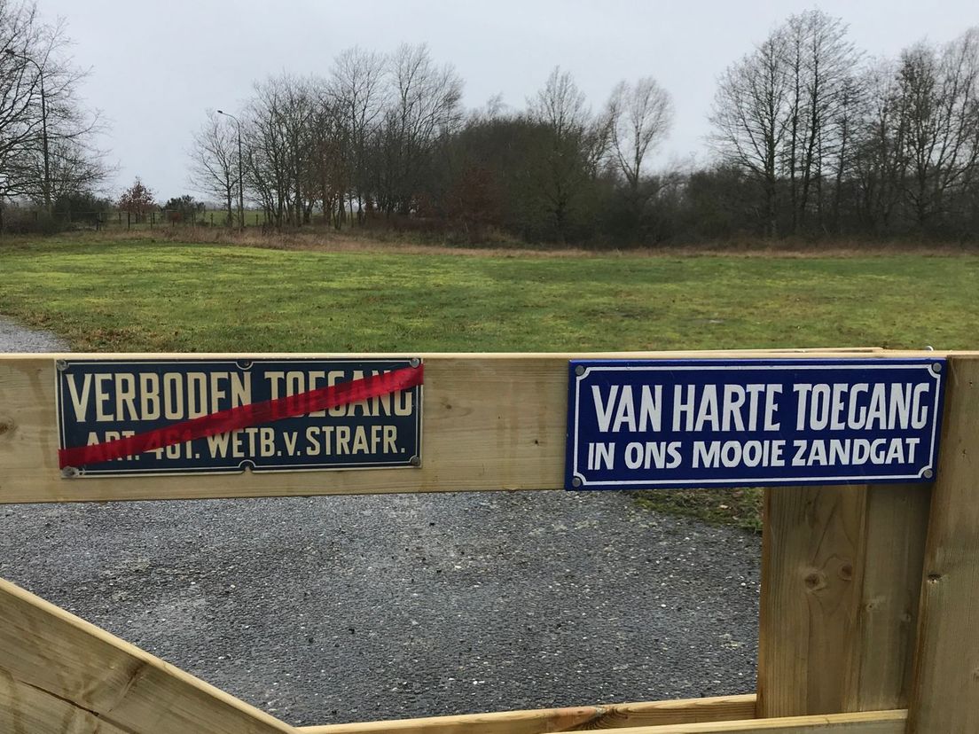 Zandgat Kostvlies in eigendom van buurtschap (Rechten: Serge Vinkenvleugel/RTV Drenthe)