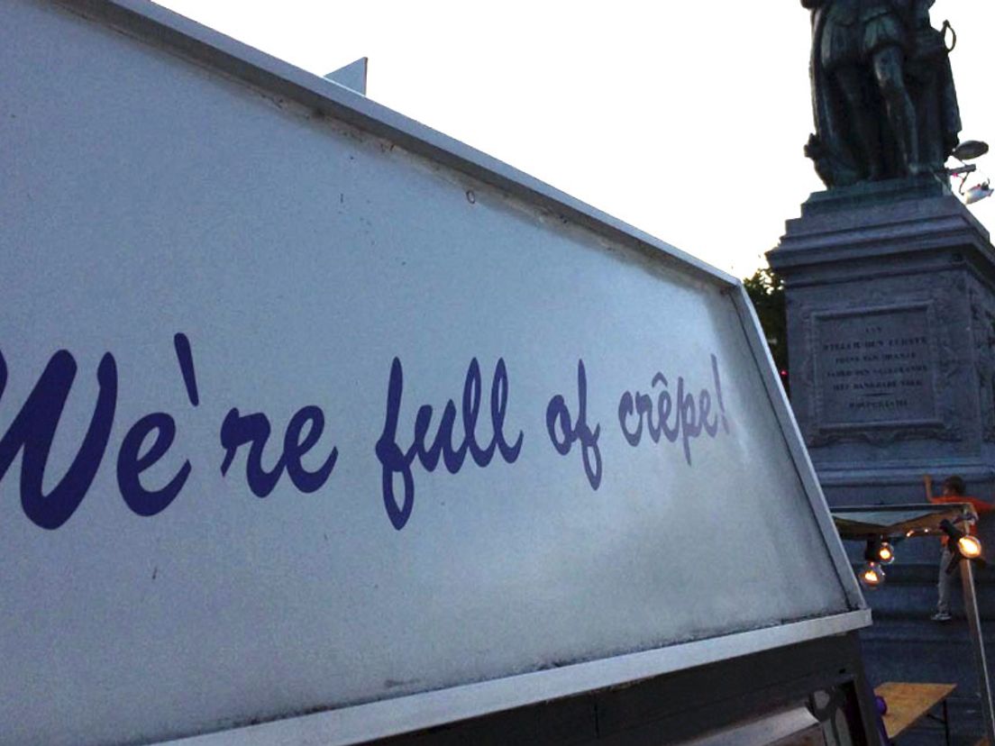 De genomineerde slogan.