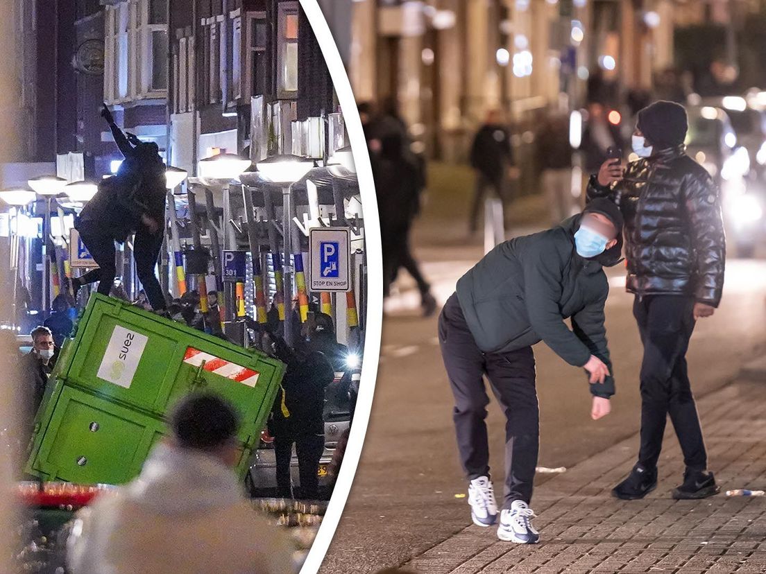 Relschoppers op de Beijerlandselaan
