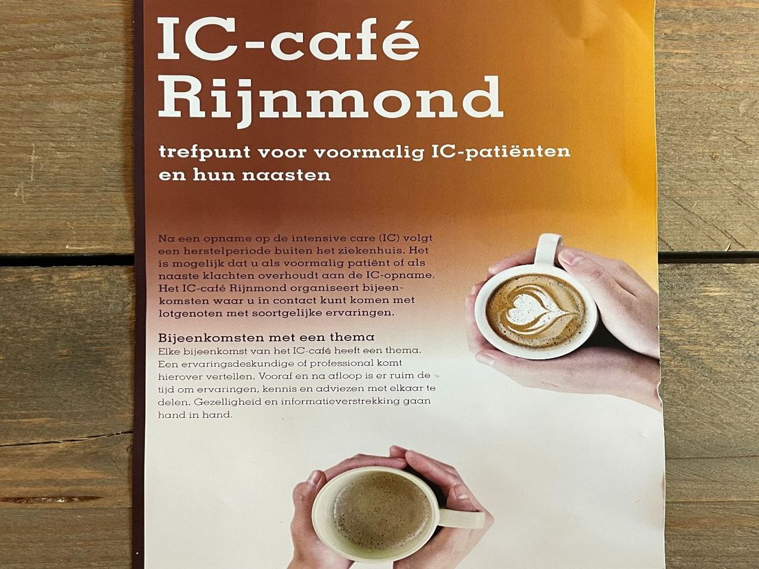 Bij het IC-Café Rijnmond kunnen voormalig IC-patiënten en hun naasten terecht om hun ervaringen te delen
