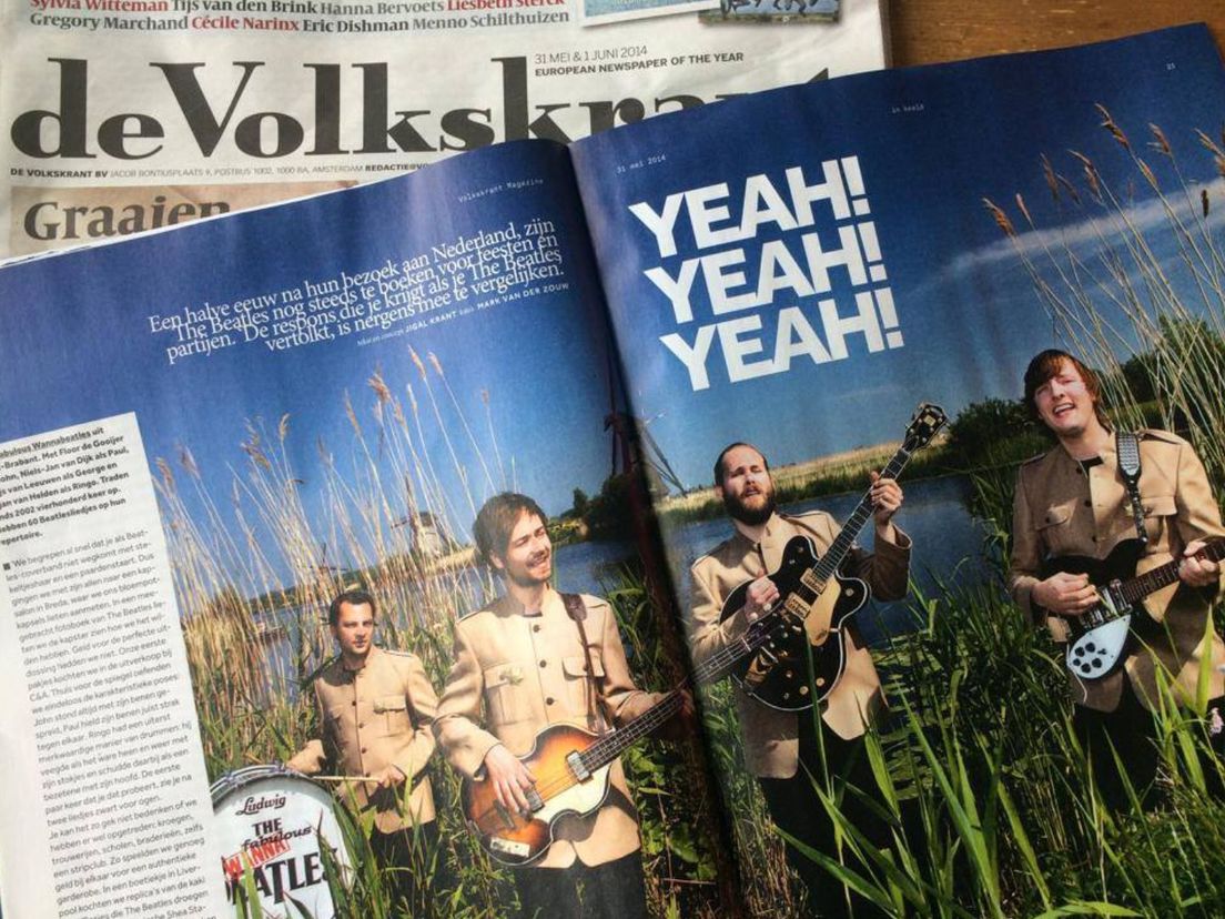 The Fabulous WannaBeatles in de Volkskrant, 2014.