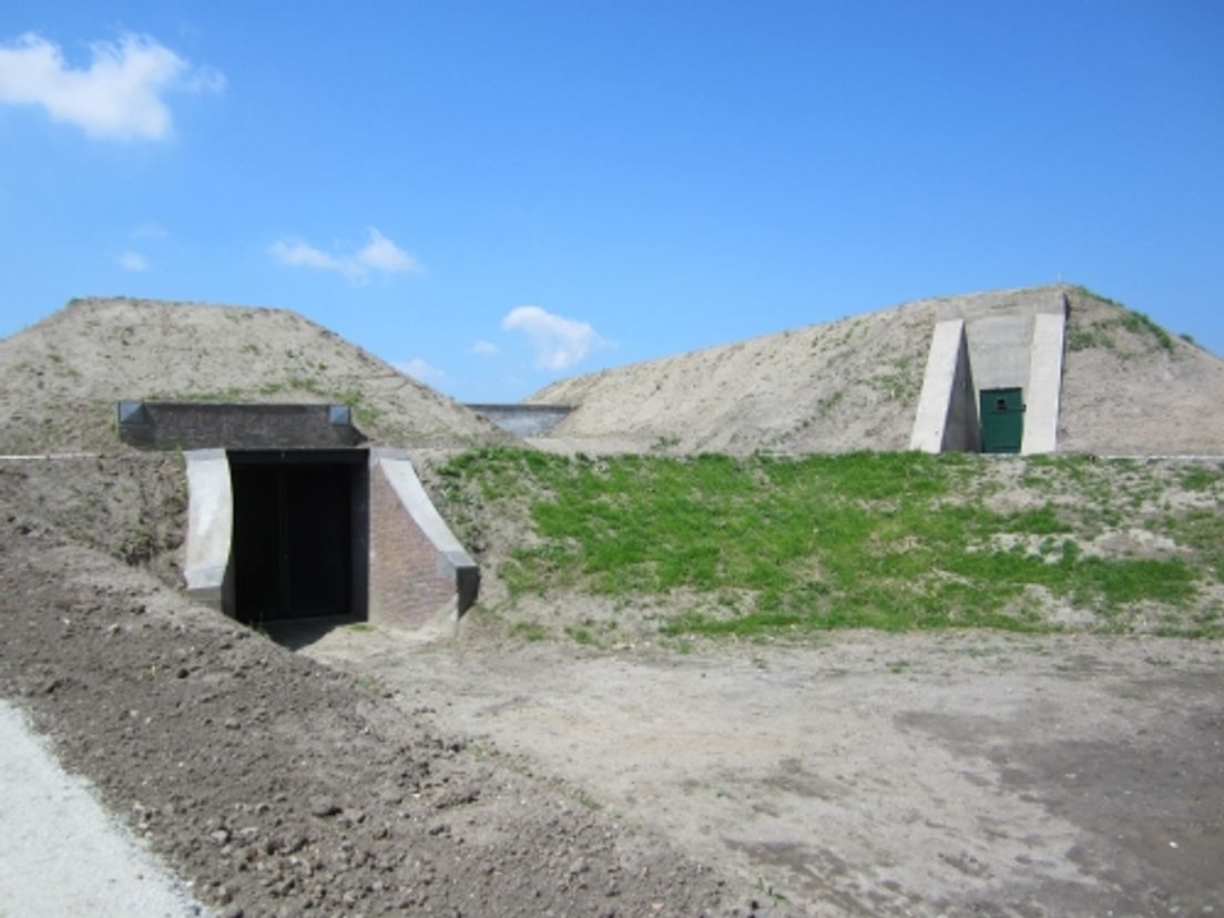 De gerestaureerde verdedigingswerken