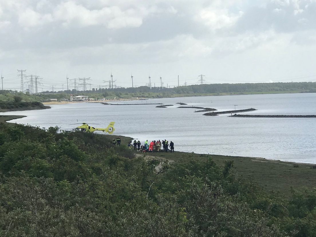 Er is ook een traumahelikopter ter plaatse geweest.