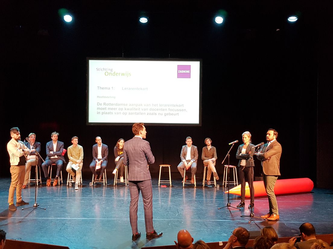 Rotterdamse lijsttrekkers in debat over Onderwijs