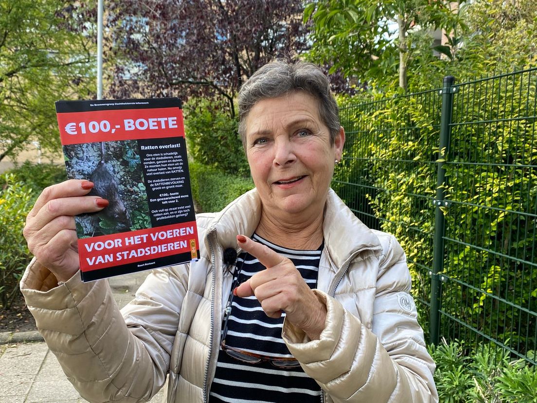 Anneke Strasters uit Crooswijk strijdt tegen rattenplaag in haar wijk