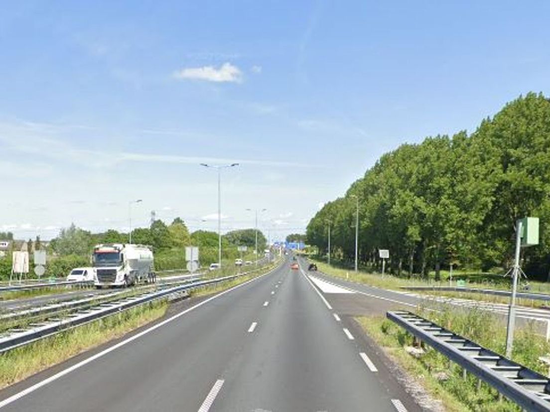 Flitspaal N3 bij Papendrecht