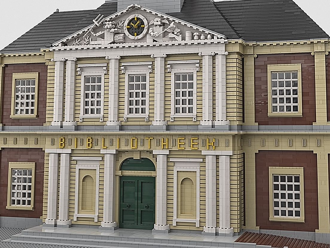 De Korenbeurs uit 1786-1792 in Lego