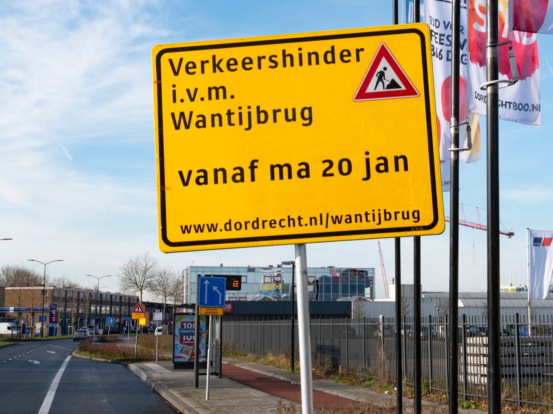 Werkzaamheden Wantijbrug Dordrecht Papendrecht