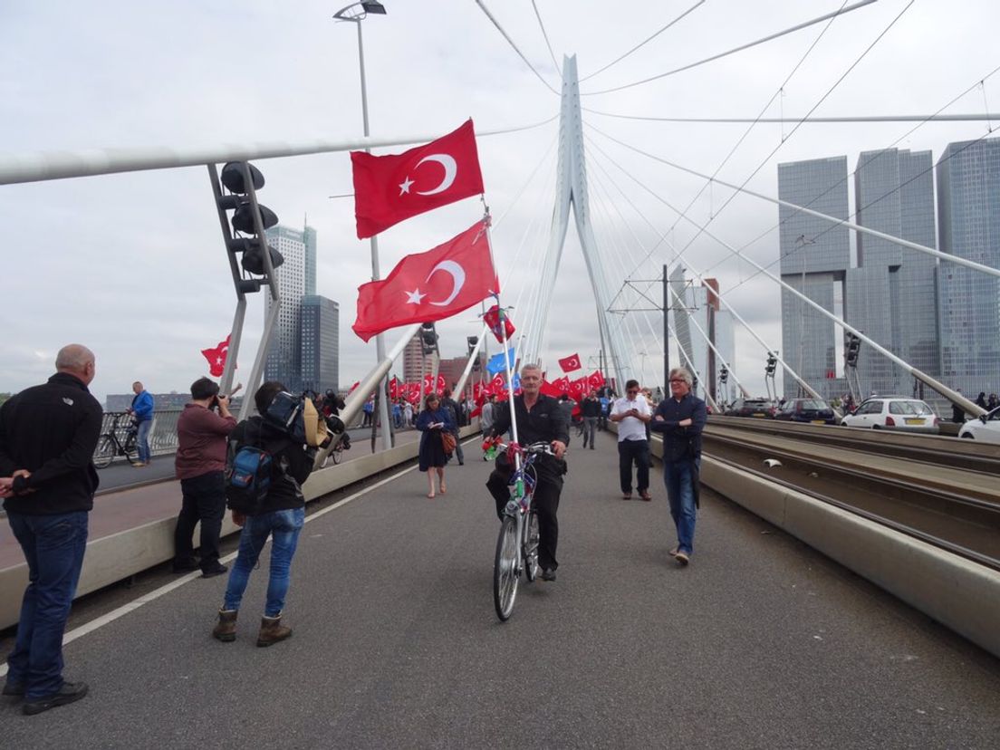 Turks protest in Rotterdam