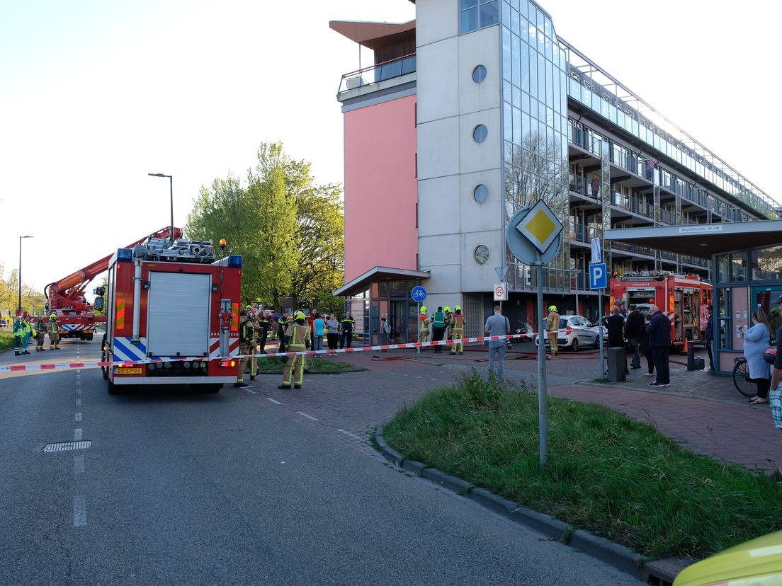 Brand in flatgebouw Muissluis.