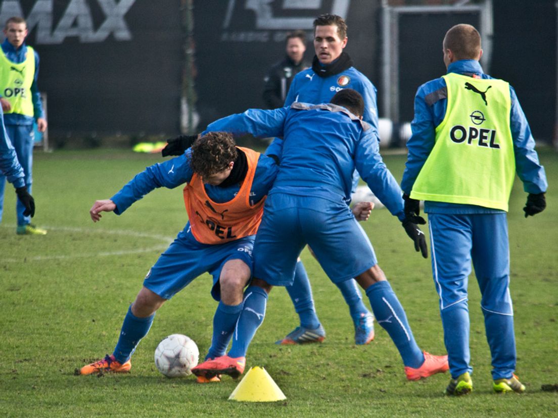 Feyenoord traint op Varkenoord