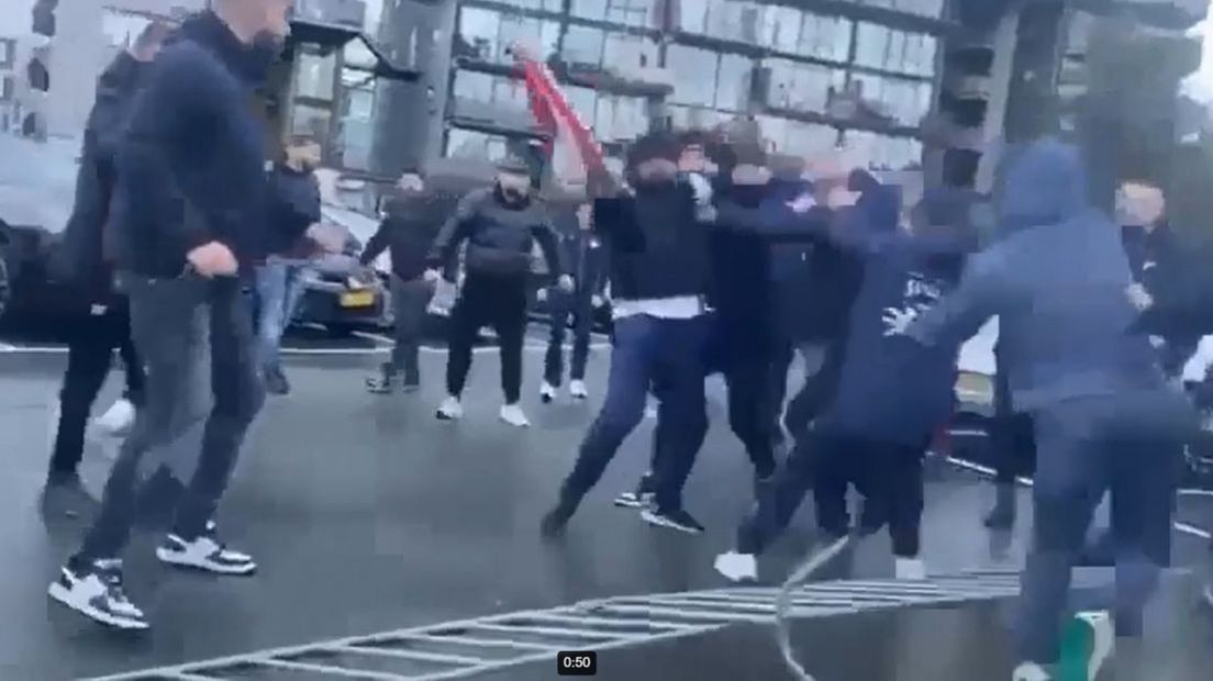 Het ging er hard aan toe