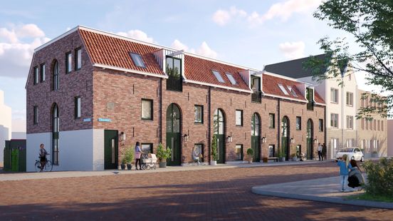 Hier worden zes gloednieuwe panden gebouwd in de stijl van de 19de eeuw Home