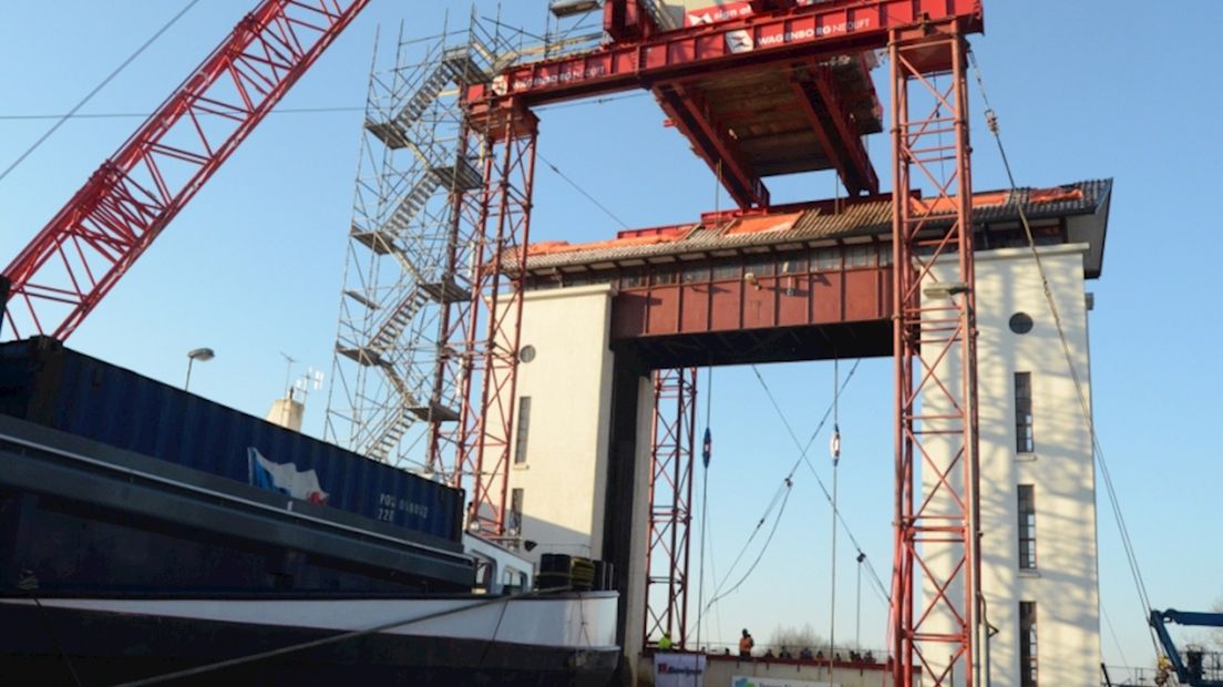 Eerste vrachtschip geschut bij Eefde