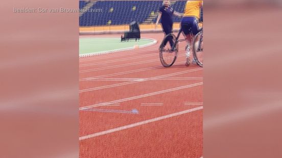 Frame runner Juliette van Brouwershaven wil naar de Paralympics