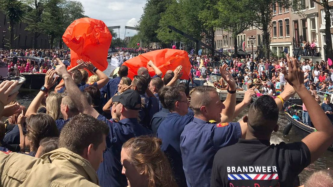 De boot van de Veiligheidsregio Utrecht.