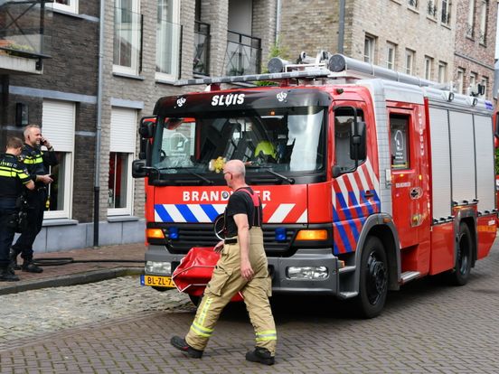 Brand in appartementencomplex in Aardenburg