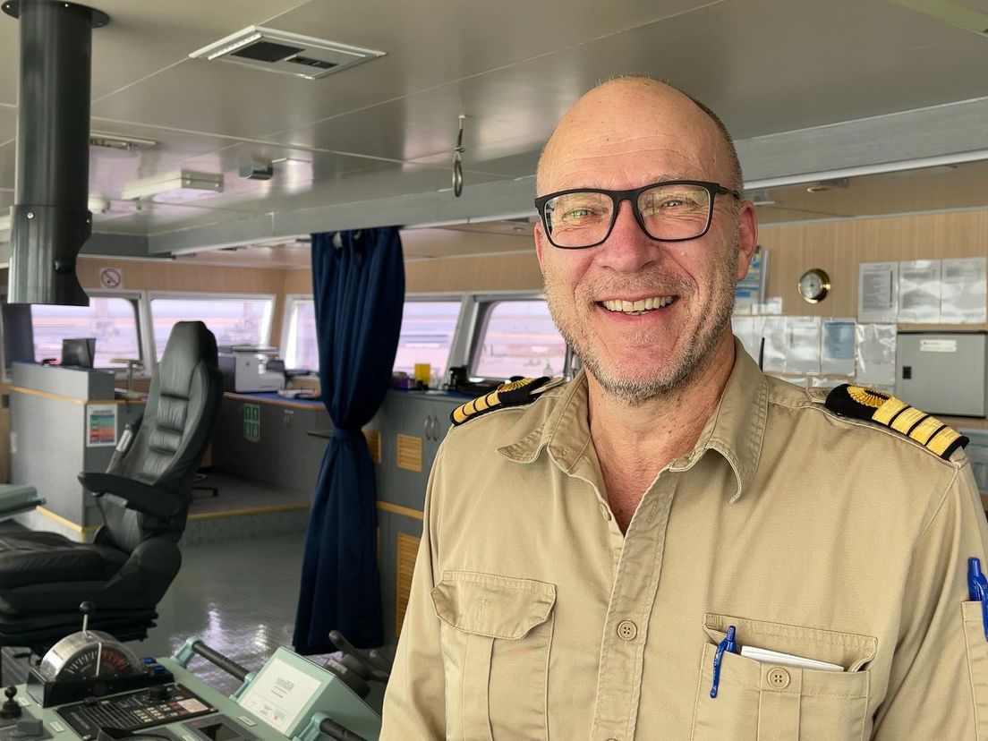 Seatrade Blue-kaptein Gerard Flippo: ""We zijn soms lange tijd op zee. "Dan moet je het doen zonder ziekenhuisfaciliteiten of doktoren.
