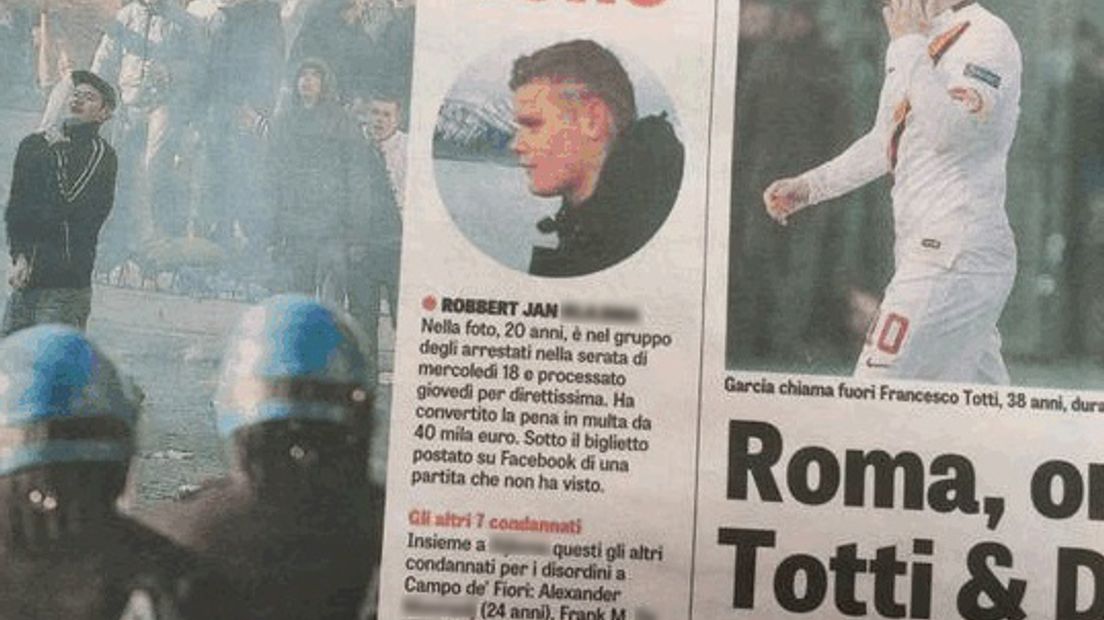 Robbert-Jan in de Italiaanse media