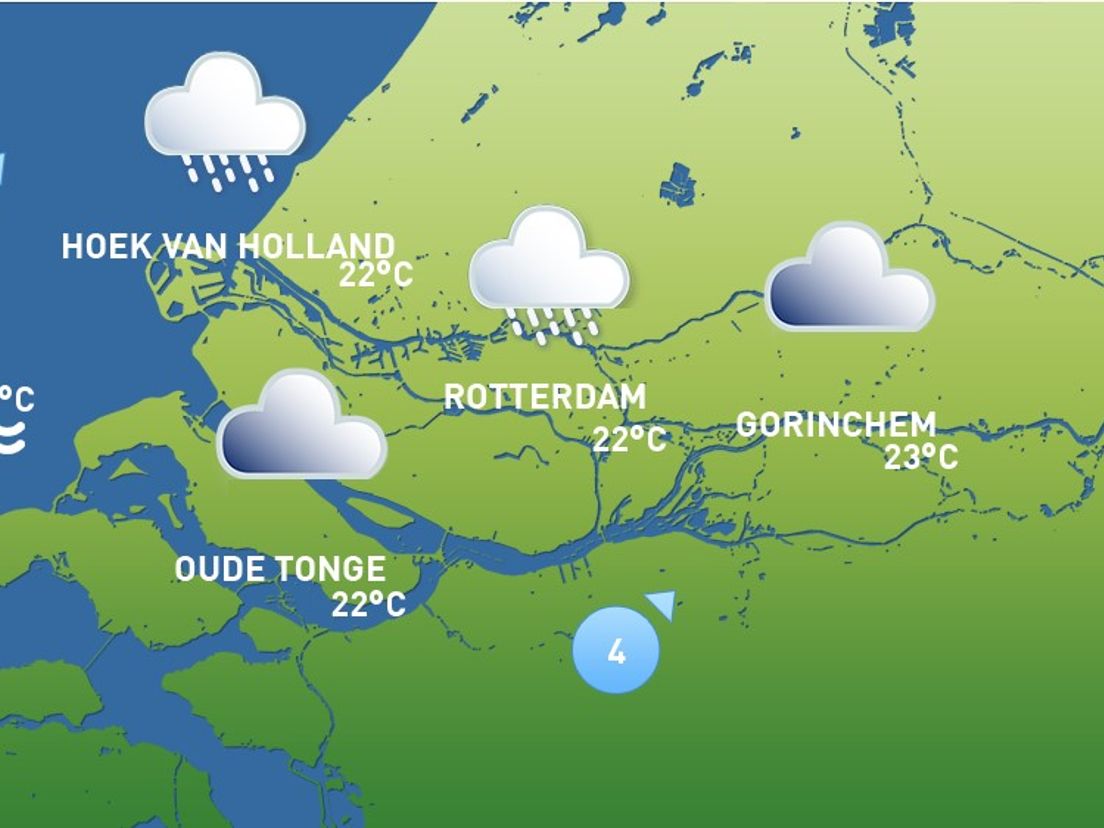 Het weer van zaterdag 25 juli