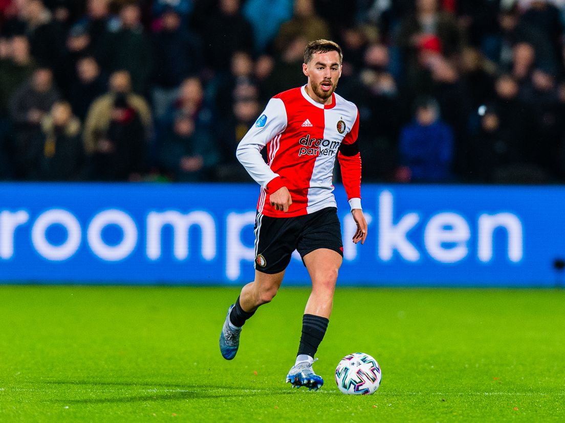 Orkun Kökcü in het shirt van Feyenoord (Bron: VK Sportphoto - Yannick Verhoeven)