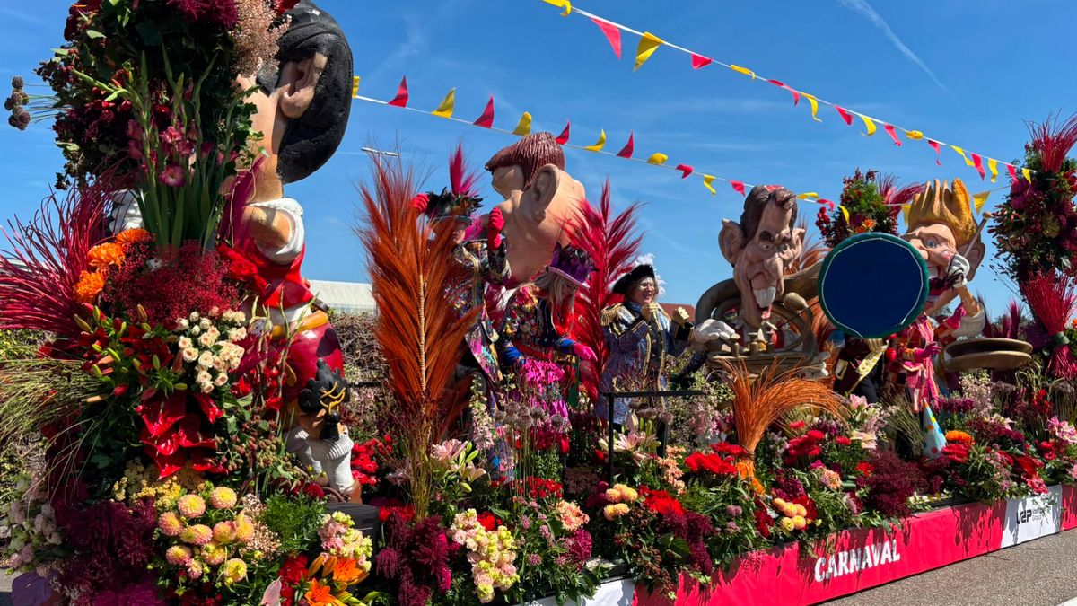 Volle wegen voor bloemencorso, evenement trekt 250.000 toeschouwers langs route