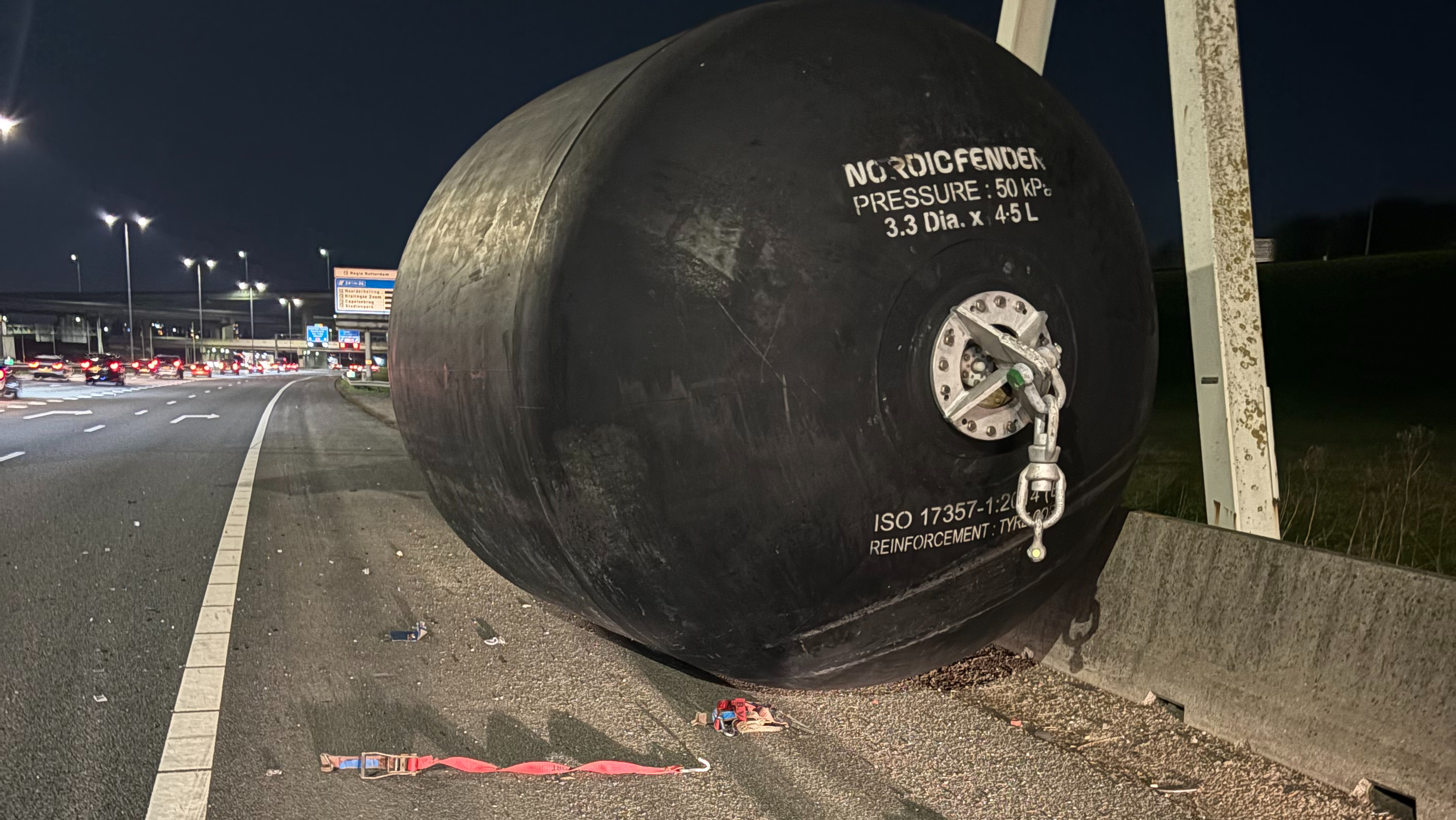 De fender zorgde voor een ravage