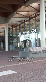 OV ligt plat door staking