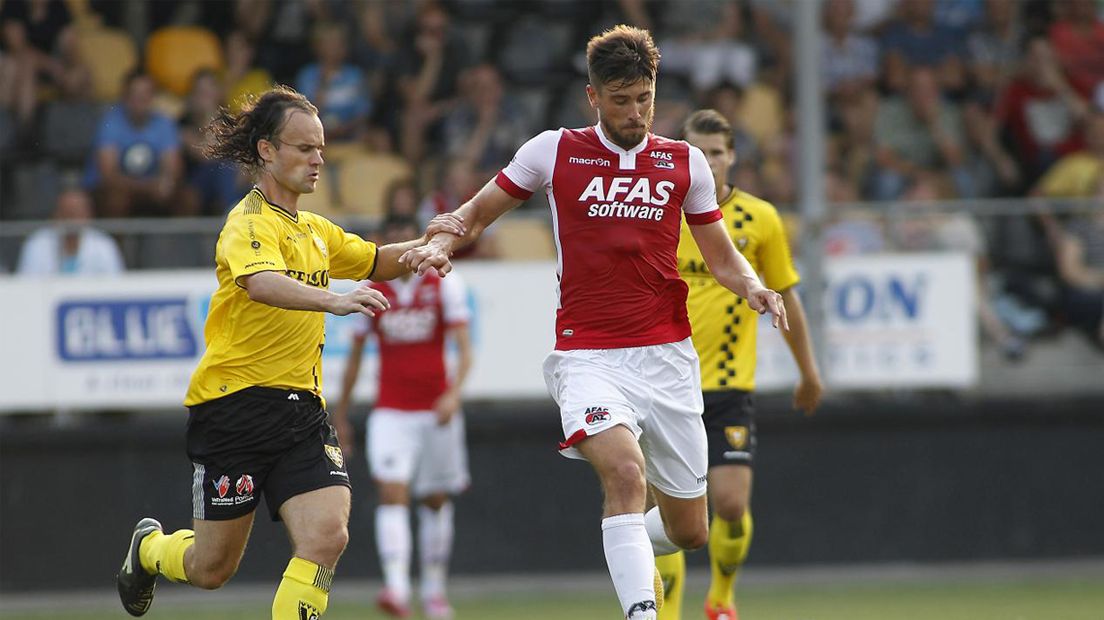 Jan Wuytens in het shirt van AZ